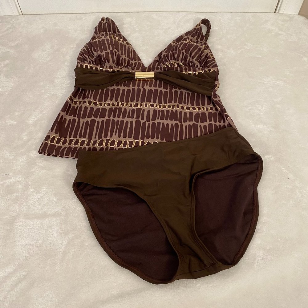 - Cover Me tankini 10 EUC‎  Worn ONCE!